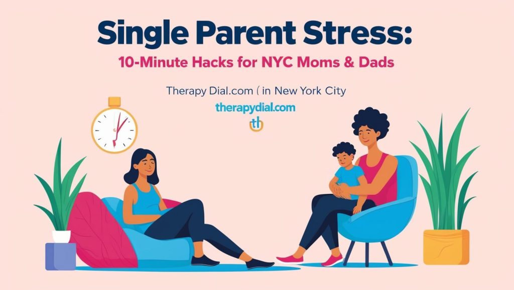 Single Parent Stress 10-Minute Hacks for NYC Moms & Dads