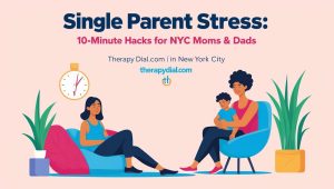 Single Parent Stress 10-Minute Hacks for NYC Moms & Dads