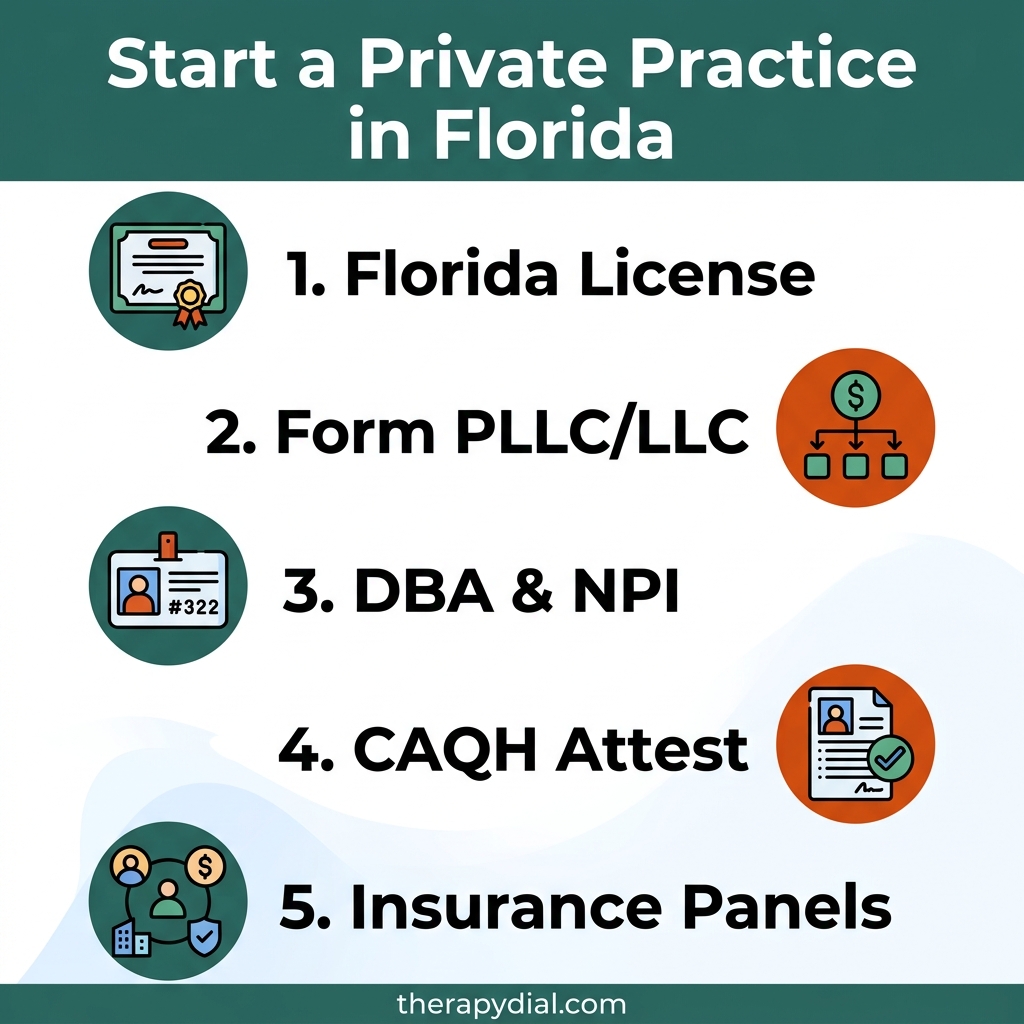 Step-by-Step Guide to Starting a Private Therapy Practice in Florida