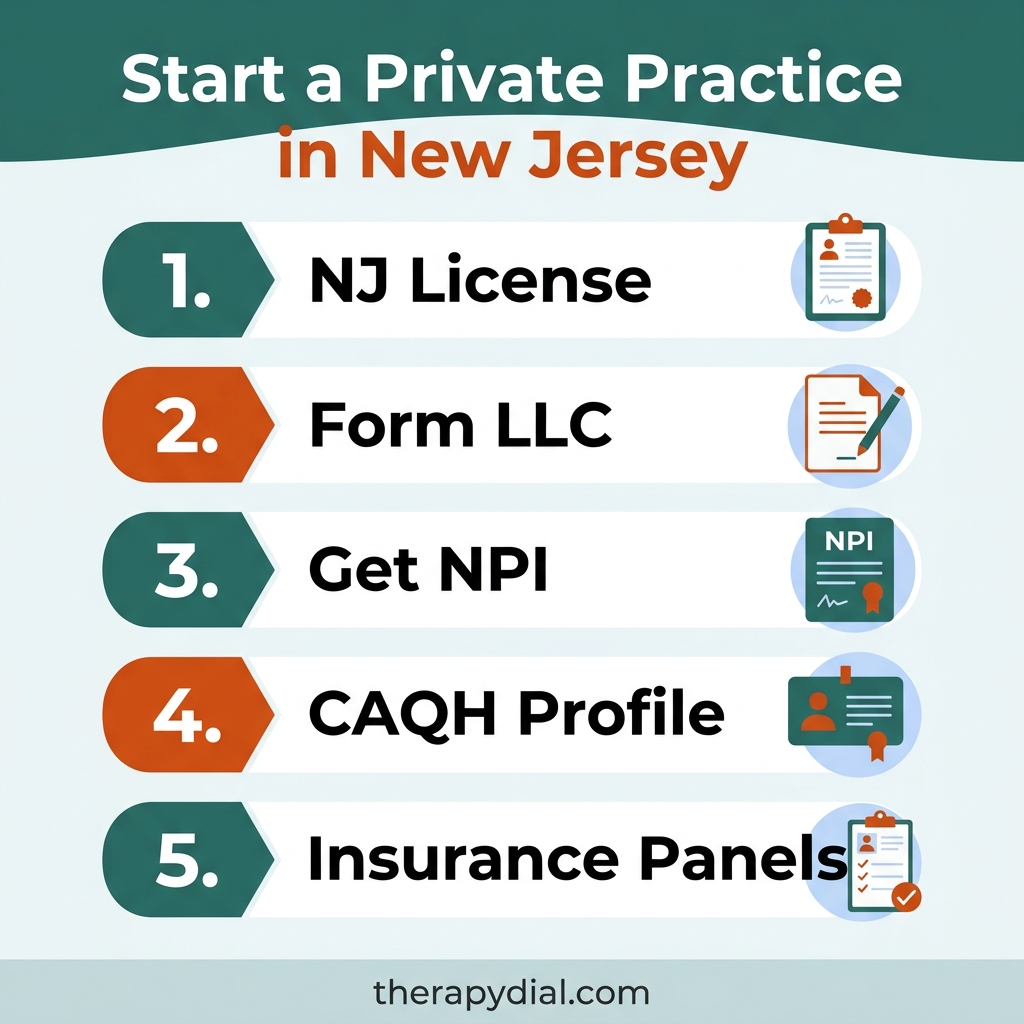 Step-by-Step Guide to Starting a Private Therapy Practice in New Jersey